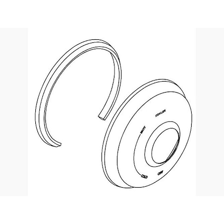 Kohler Escutcheon Assembly 1015367-BN